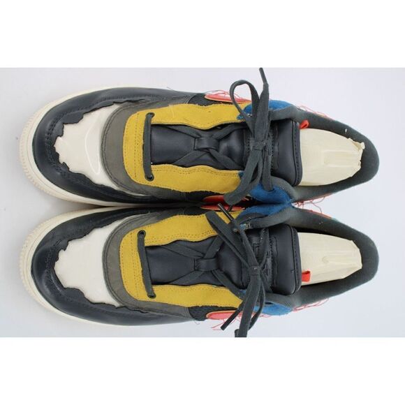 Nike Air Force 1 Low BHM Size 11 DK Smoke Grey/Track Red CT5534 001 - Picture 4 of 11